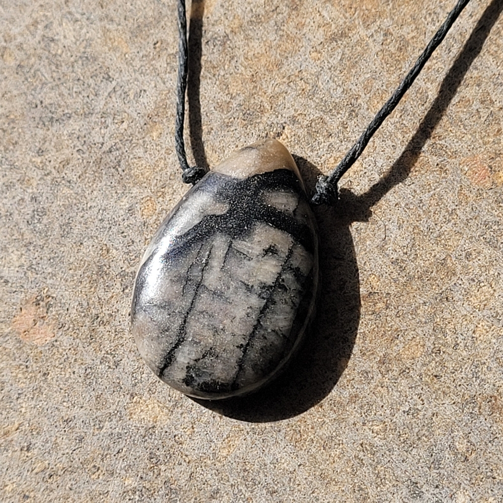 Jasper Stone Pendant Necklace